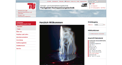 Desktop Screenshot of ht.tu-berlin.de