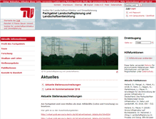 Tablet Screenshot of landschaft.tu-berlin.de