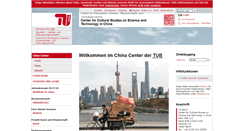 Desktop Screenshot of china.tu-berlin.de