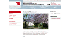 Desktop Screenshot of evur.tu-berlin.de